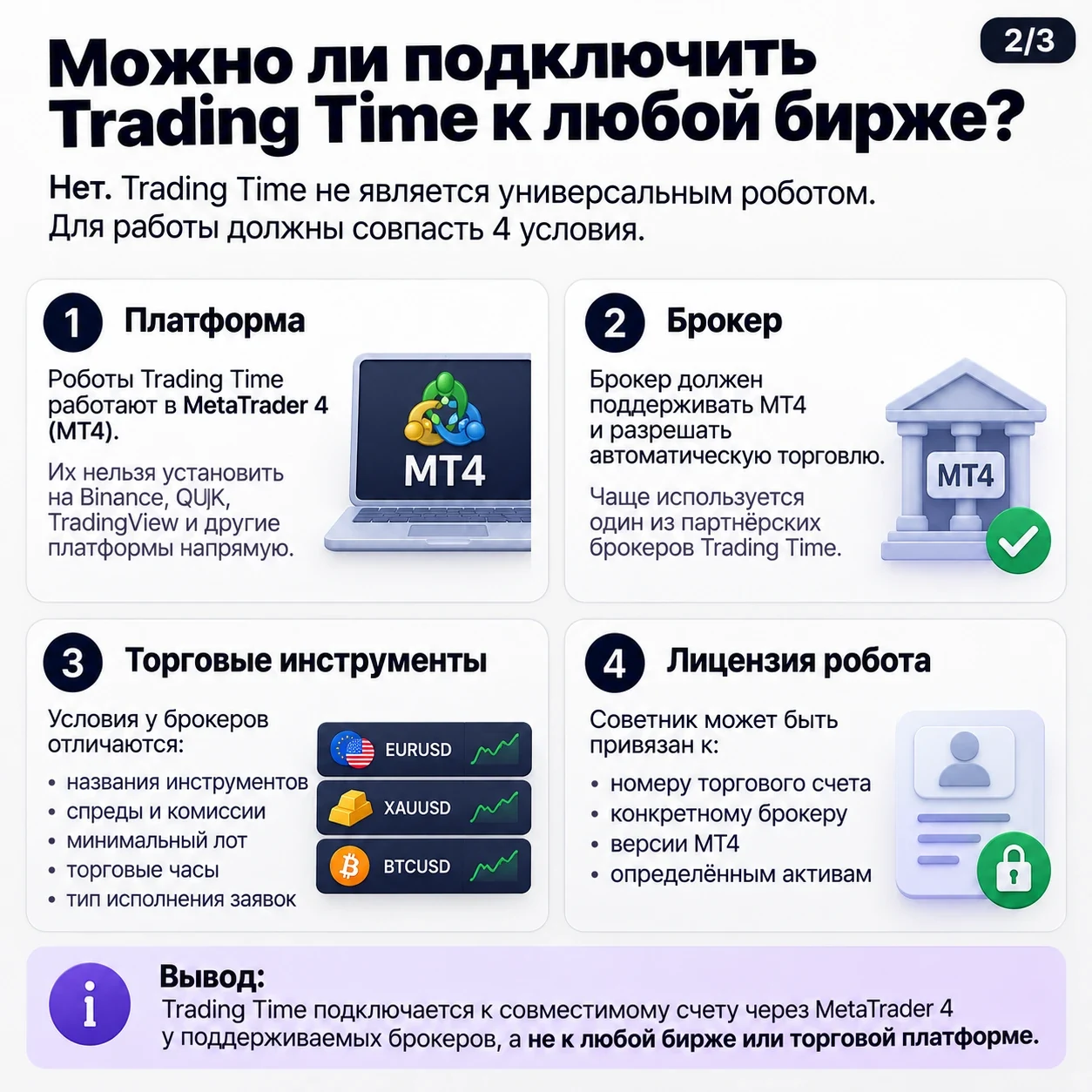 Как подключить робота к бирже